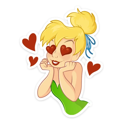 ❤ Стикер «Динь-Динь» для Telegram