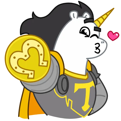 🍀 Эмодзи «Unicorn X Sndk» для Telegram