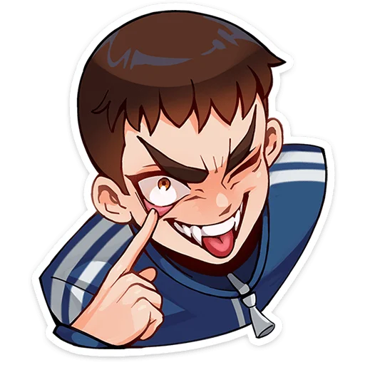 👻 Стикер «Рома из Tiny Bunny» для Telegram
