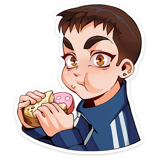 🍔 Стикер «Рома из Tiny Bunny» для Telegram