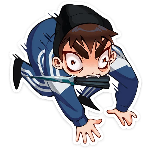🔪 Стикер «Рома из Tiny Bunny» для Telegram