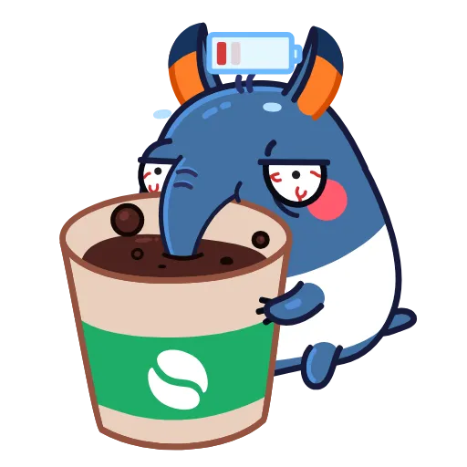 ☕ Эмодзи «Типси» для Telegram