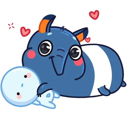 🤗 Эмодзи «Типси» для Telegram
