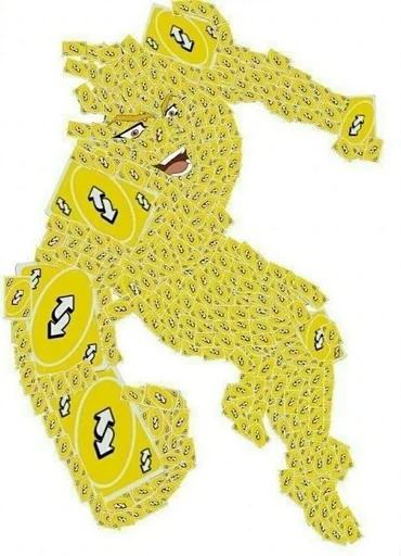 🗿 Стикер «Уно карты» для Telegram