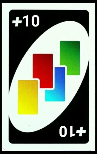 🌈 Стикер «Уно карты» для Telegram