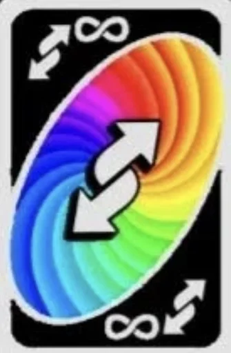 🌈 Стикер «Уно карты» для Telegram
