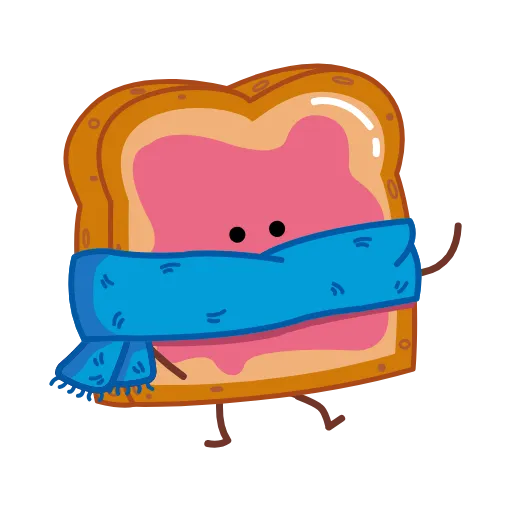 Стикерпак Toast and Jam для Telegram — скачать