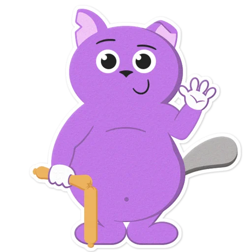 Стикерпак Tobey the cat для Telegram — скачать