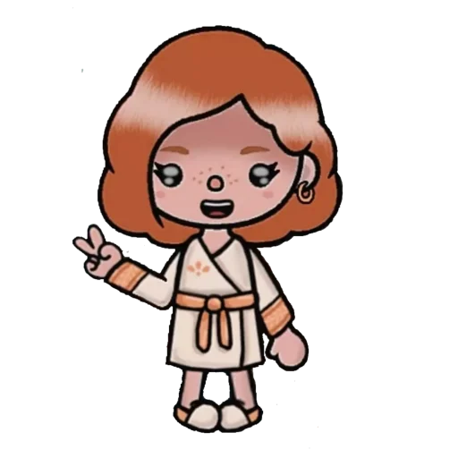 ✌️ Стикер «Toca World Galya» для Telegram