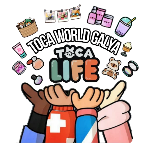 🌈 Стикер «Toca World Galya» для Telegram