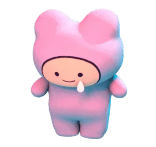 🥲 Стикер «KUMADOMO» для Telegram