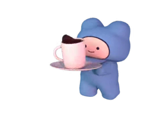 ☕ Стикер «KUMADOMO» для Telegram
