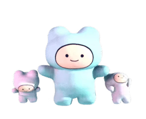 🫥 Стикер «KUMADOMO» для Telegram