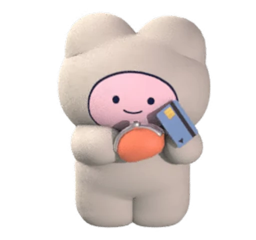 🫥 Стикер «KUMADOMO» для Telegram
