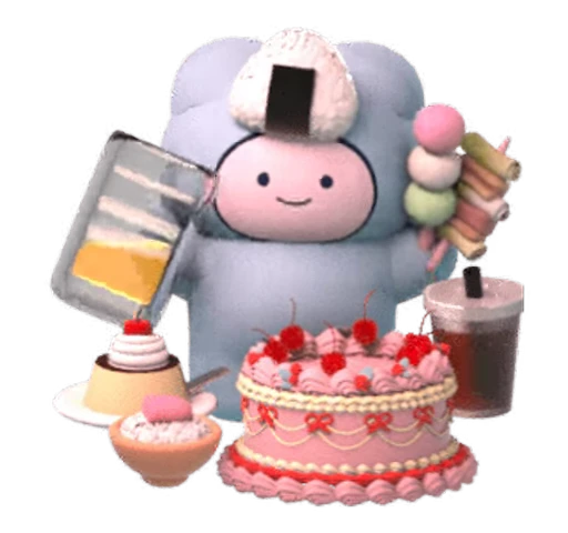 🎂 Стикер «KUMADOMO» для Telegram