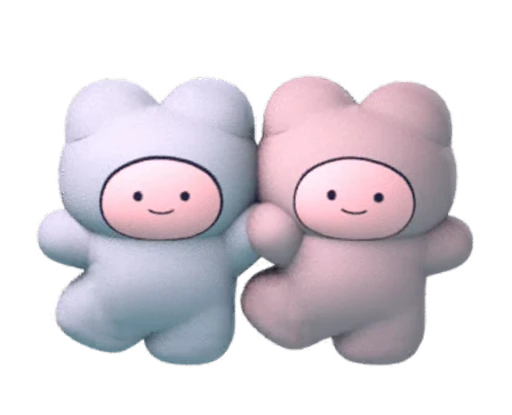 👯 Стикер «KUMADOMO» для Telegram