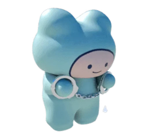 🫥 Стикер «KUMADOMO» для Telegram