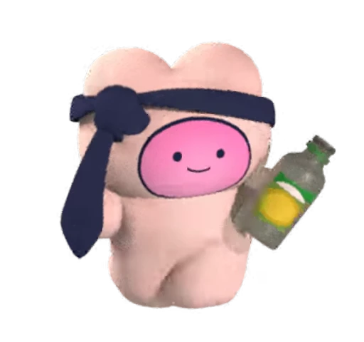 🍷 Стикер «KUMADOMO» для Telegram