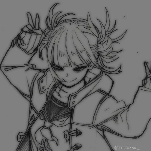 💃 Стикер «Himiko Toga» для Telegram