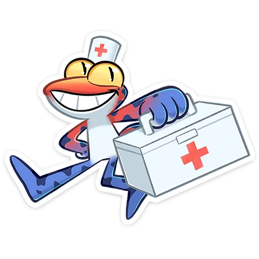🧑‍⚕️ Стикер «Токи» для Telegram