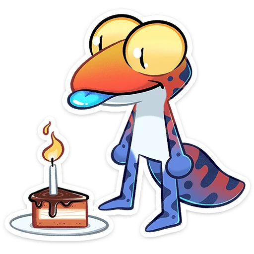 🎂 Стикер «Токи без надписей» для Telegram
