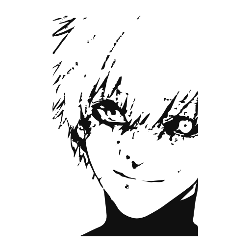 🙂 Эмодзи «tokyo ghoul» для Telegram