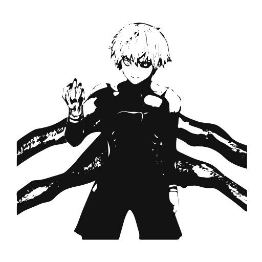 😈 Эмодзи «tokyo ghoul» для Telegram