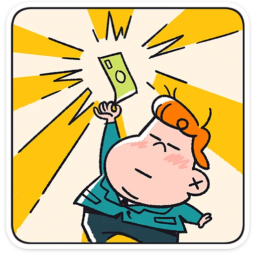 🌟 Стикер «Толя» для Telegram