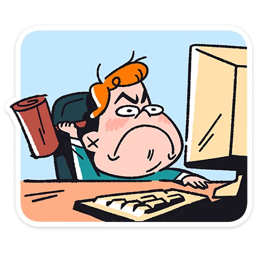 🌟 Стикер «Толя» для Telegram