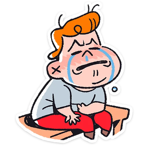 😢 Стикер «Толя» для Telegram