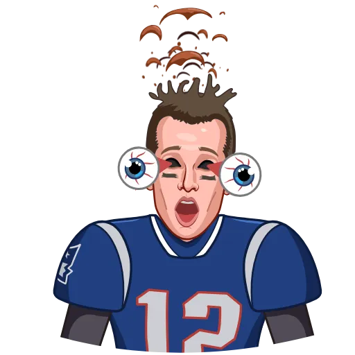 🤯 Стикер «Tom Brady Inu» для Telegram