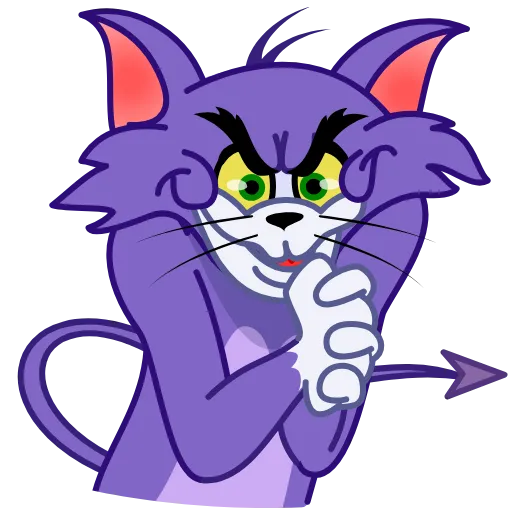 😈 Эмодзи «Tom & Jerry» для Telegram