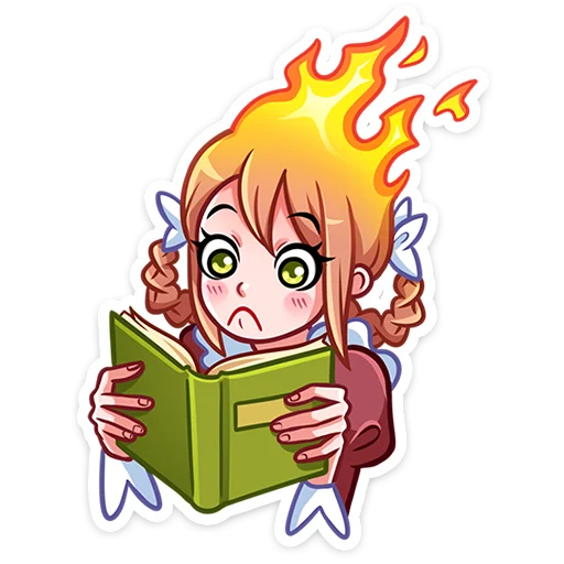 🔥 Стикер «Томочка без надписей» для Telegram