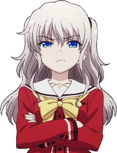 😠 Стикер «Nao Tomori» для Telegram