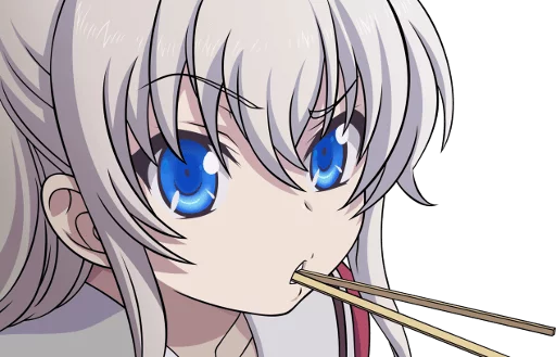 😯 Стикер «Nao Tomori» для Telegram