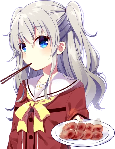 😗 Стикер «Nao Tomori» для Telegram