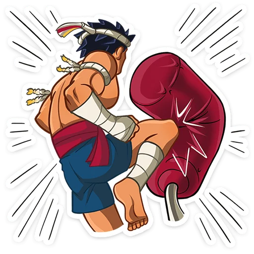 🥊 Стикер «Тонг» для Telegram