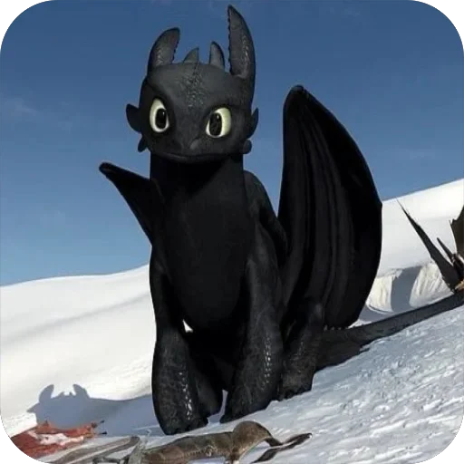 😶 Стикер «Toothless» для Telegram