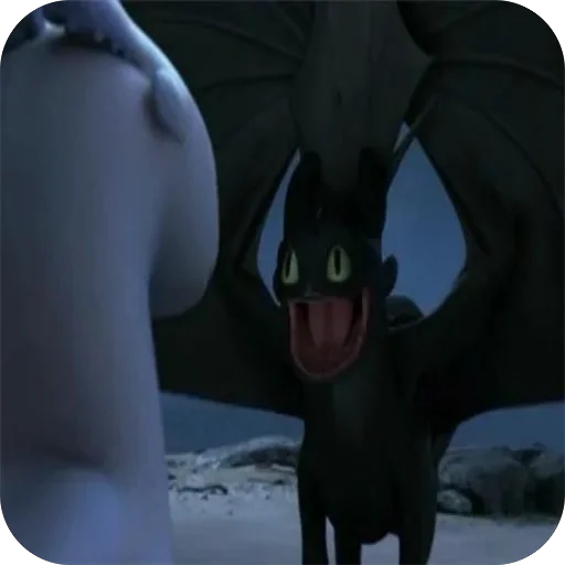 Стикерпак Toothless для Telegram — скачать