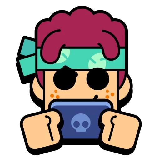 📱 Стикер «Крутые бравл значки» для Telegram