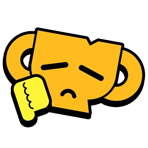 👎 Стикер «Крутые бравл значки» для Telegram