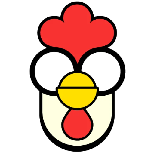 🐔 Стикер «Крутые бравл значки» для Telegram