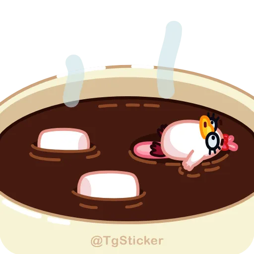 ☕️ Эмодзи «Топуля» для Telegram