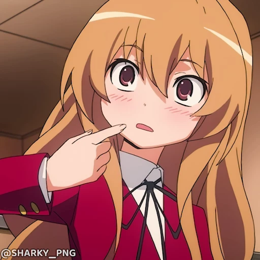 👆 Стикер «Toradora» для Telegram
