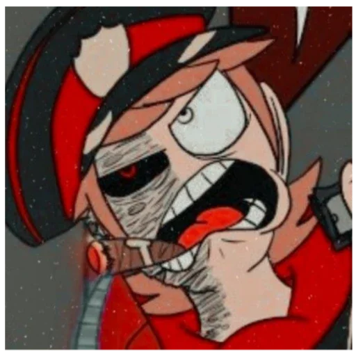 😠 Стикер «Tord red leder» для Telegram