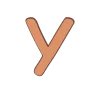 🤎 Эмодзи «Бежевые буквы, иконки» для Telegram