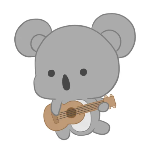 🎸 Стикер «Черепашка и Коала» для Telegram