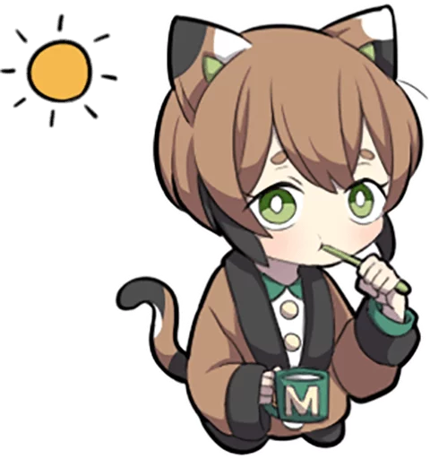 Стикерпак Tortoiseshell Kitten для Telegram — скачать