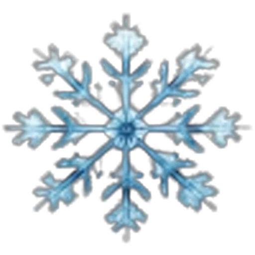 ❄️ Эмодзи «Снежинки» для Telegram