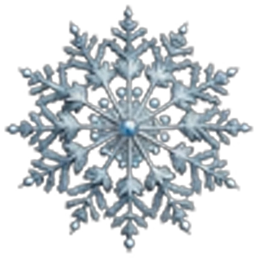 ❄️ Эмодзи «Снежинки» для Telegram
